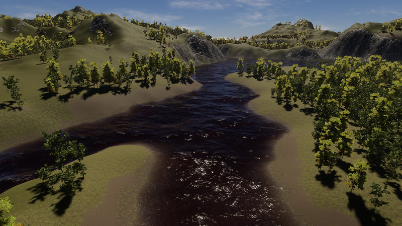 Water system: Dirty river