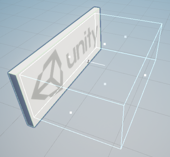 Decal Projector Scene view.