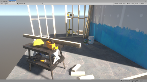 Camera view before applying LUT effect.