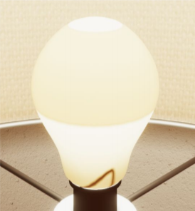 The Light cookie incorrectly affects the transmission of this bulb’s geometry.