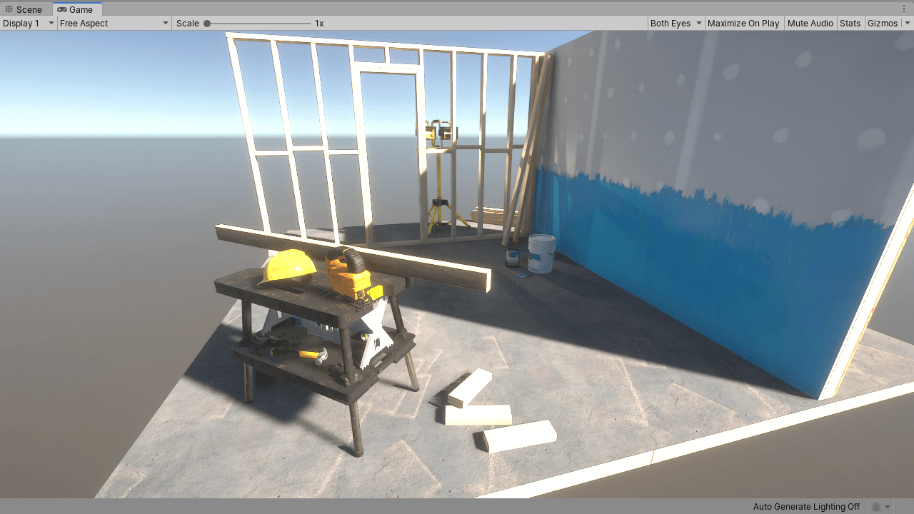 Camera view before applying LUT effect.