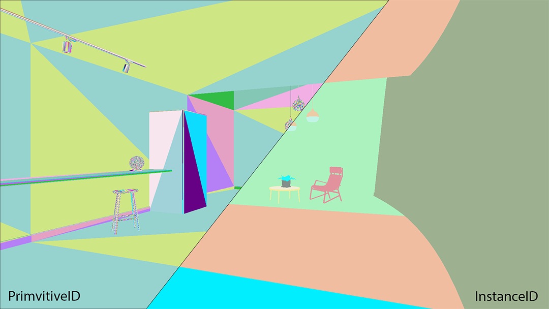 Ray Tracing Acceleration Structure Debug Mode: This debug mode displays the GameObjects HDRP uses to compute specific ray traced effects.