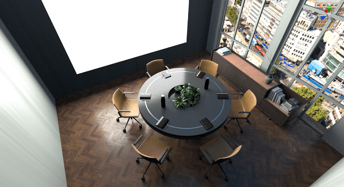 Minimum Depth set to 1, Maximum Depth set to 1: direct lighting only.