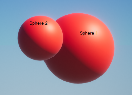 Example: Setting the Renderer Priority of Sphere 2 to 1 means that HDRP renders Sphere 1 first, then renders Sphere 2 (drawing it over Sphere 1). This makes Sphere 2 appear in front of Sphere 1 despite Sphere 1 being closer to the Camera.