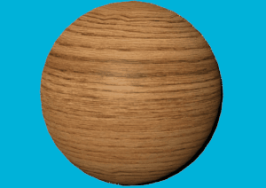 A sphere rendered with TAA, composited over a solid blue background using the alpha channel. TAA is also applied in the alpha channel, resulting in a stable composition.