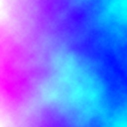 A water mask that's more red towards the left and more blue towards the right.