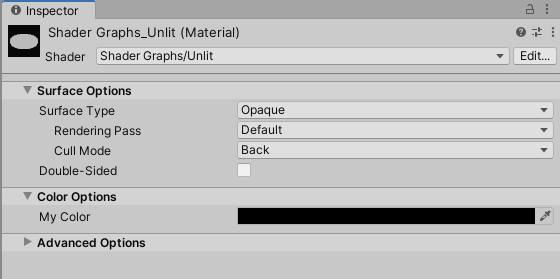 Inspector produced by code sample.