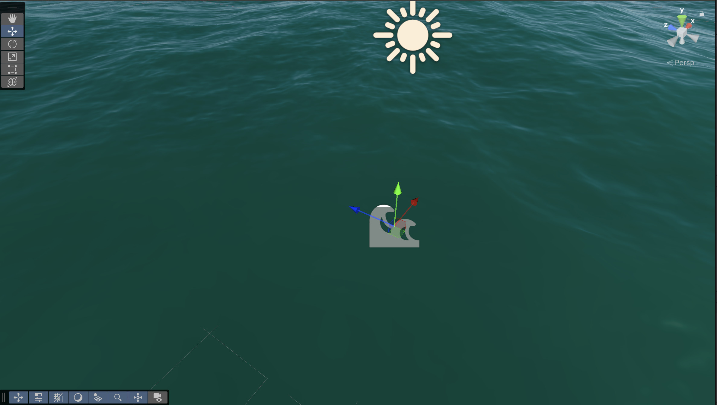 Foam amount is zero or wind profile doesn't create foam