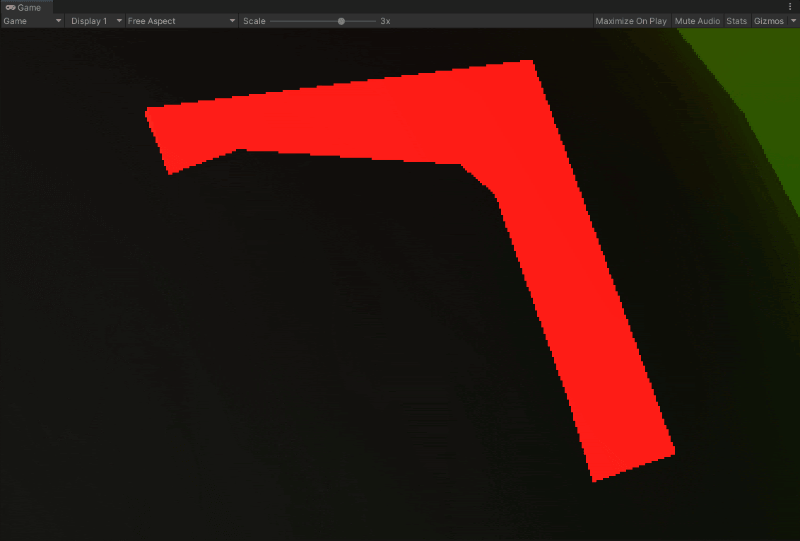Custom pass troubleshooting example: Jittering GameObjects.