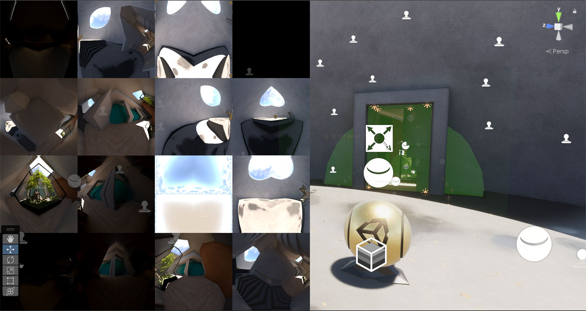 Atlas Cubemap sample.