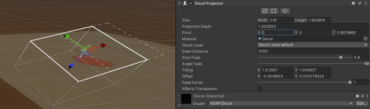 Decal widget sample.