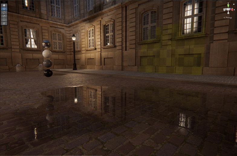 Decals in HDRP Path Tracer sample.