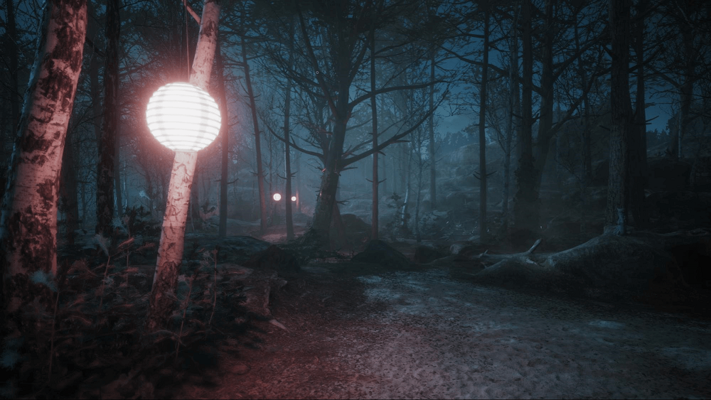 A sample scene rendered with the High Definition Render Pipeline.