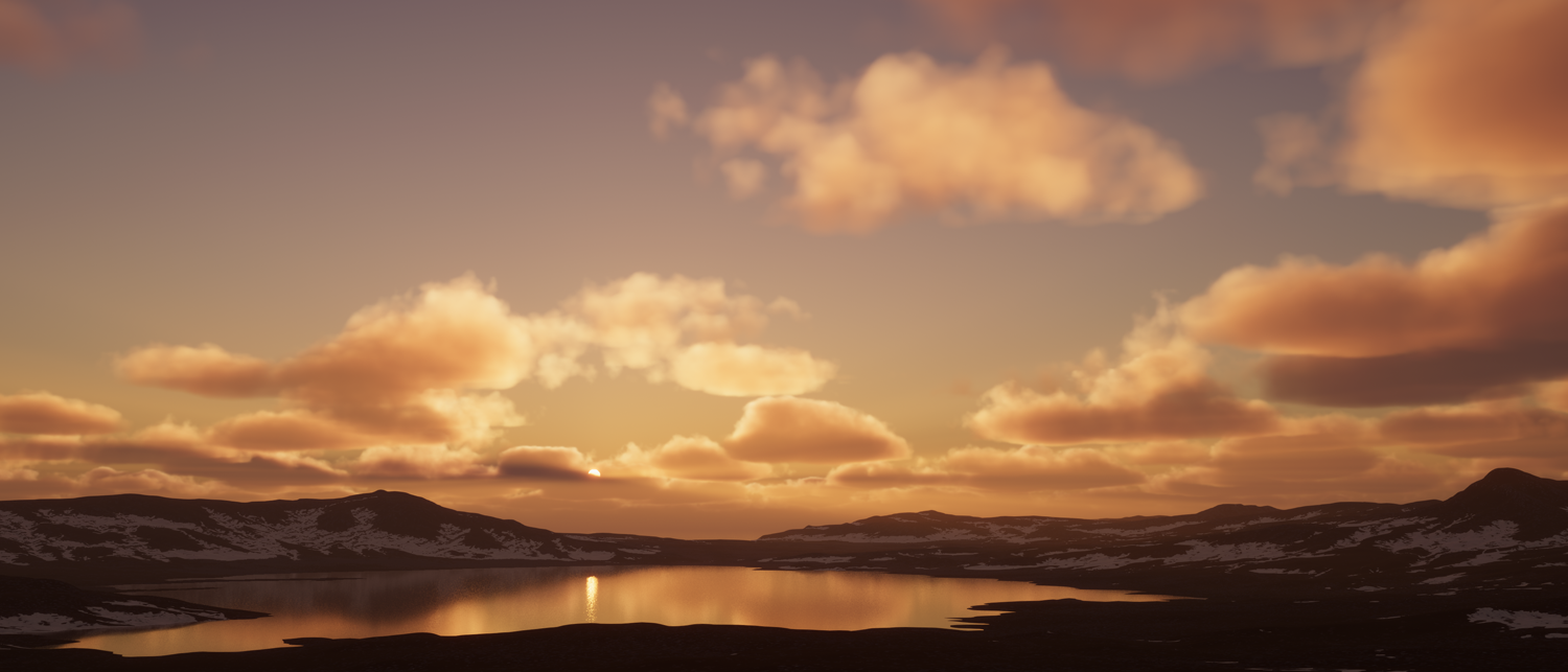 Volumetric Clouds example.