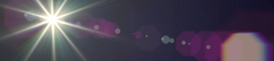 A lens flare.