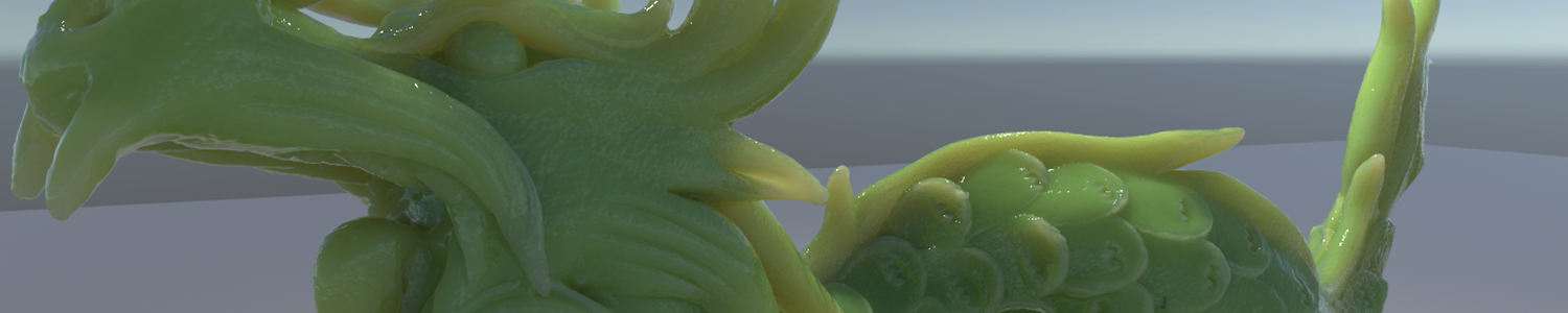 A close-up of a detailed dragon statuette made of a translucent green material.
