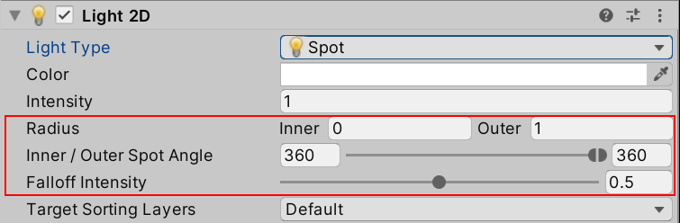 Point Light properties