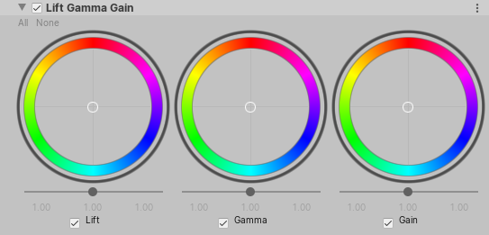 gamma control in gimp