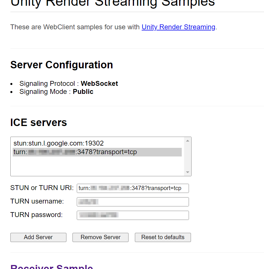 Set ICE Servers Configuration On Browser