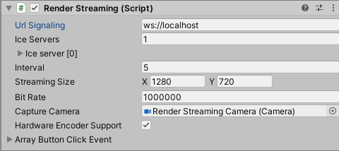 Render Streaming backend