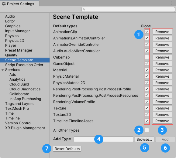 Setting Scene Template Project Settings And Preferences Scene Template 1 0 0 Preview 11