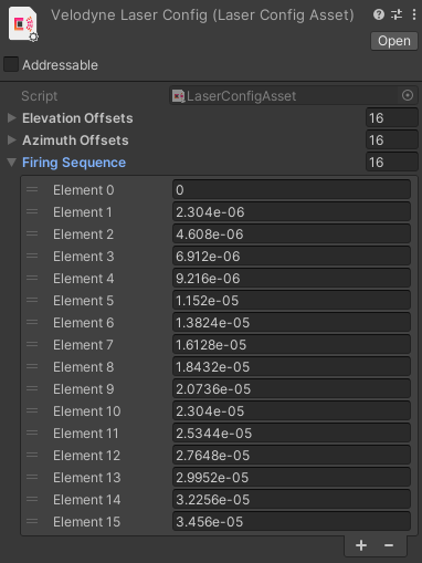 Firing sequence