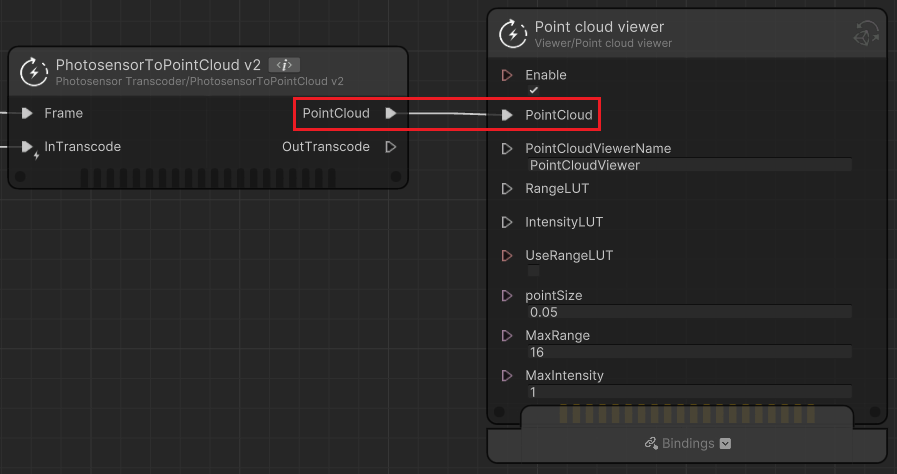 Point Cloud Viewer Connections