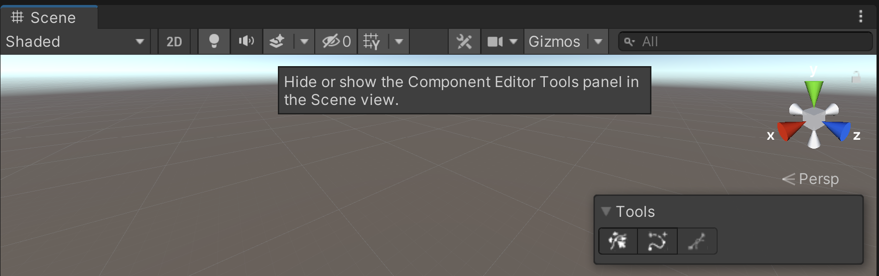 Component editor tools
