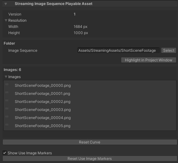StreamingImageSequencePlayableAsset