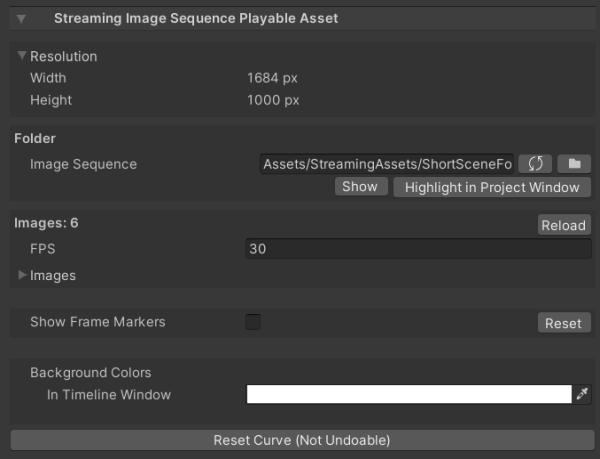 StreamingImageSequencePlayableAsset