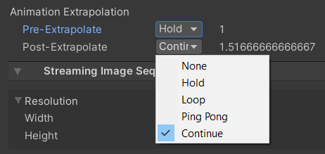 StreamingImageSequencePlayableAssetExtrapolation