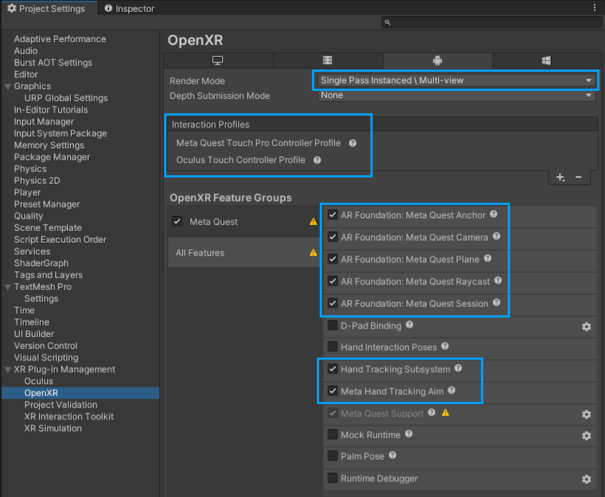 ProjectConfigOpenXRAndroid