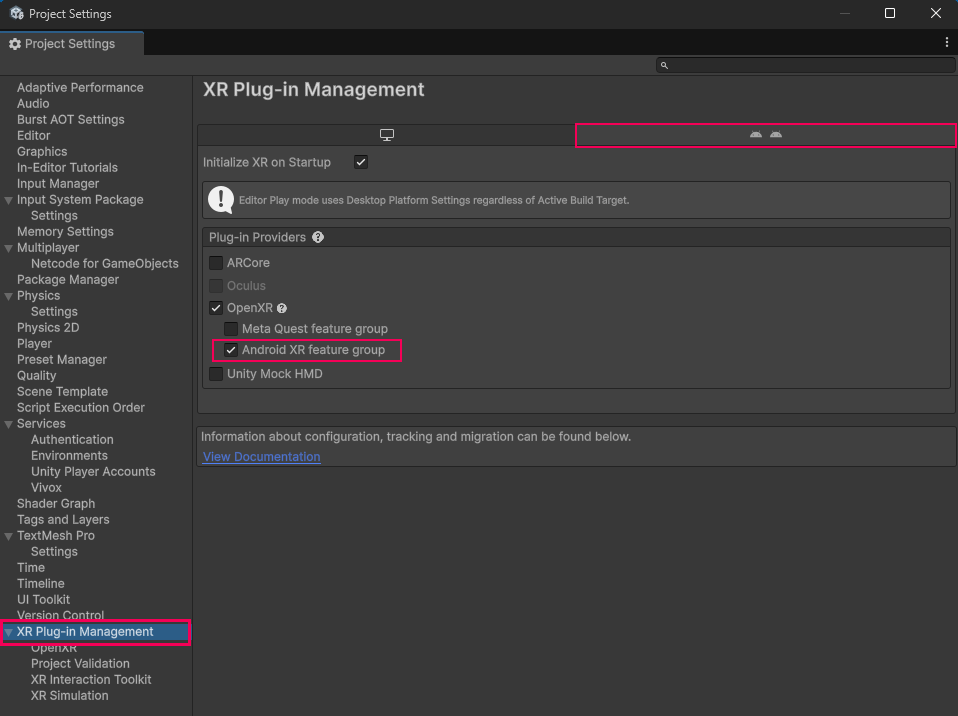 ProjectConfigAndroidXRFeatureGroup