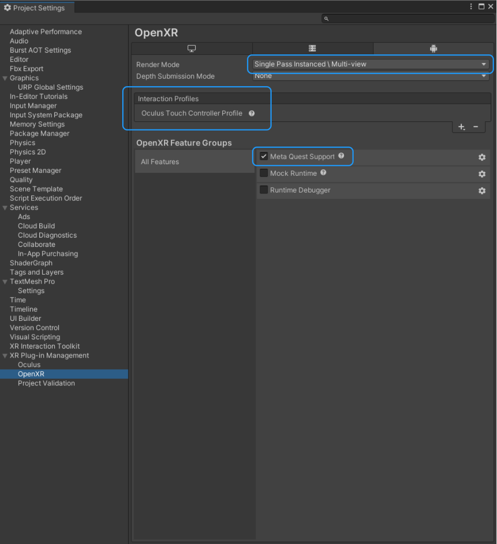 ProjectConfigOpenXRAndroid