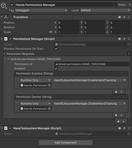 HandsPermissionsManager