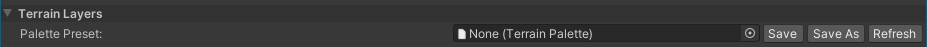 Terrain palette preset
