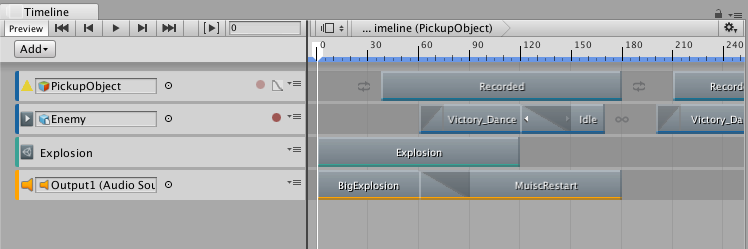 A cinematic in the Timeline Editor window.