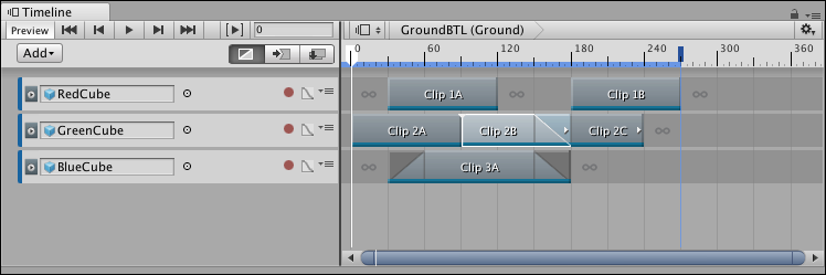 Select the"Clip 2B", hold Command/Control and press D to duplicate