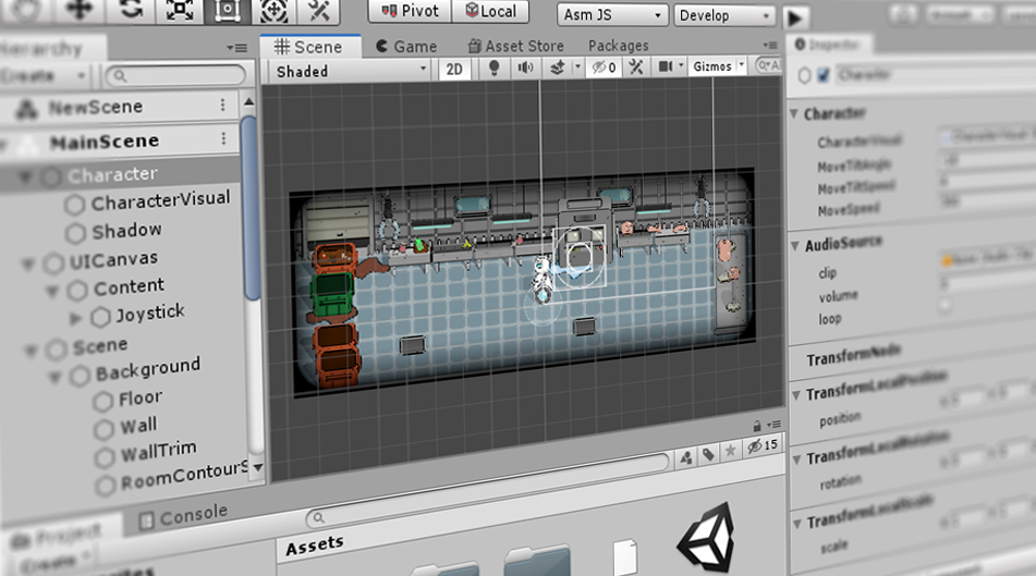 The Unity Editor in DOTS Mode