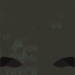 A similar hair map to the base map, but the background is even darker.