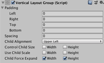 Unity Chat  UI_VerticalLayoutGroupInspector