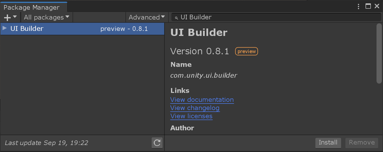 custom user interface builder