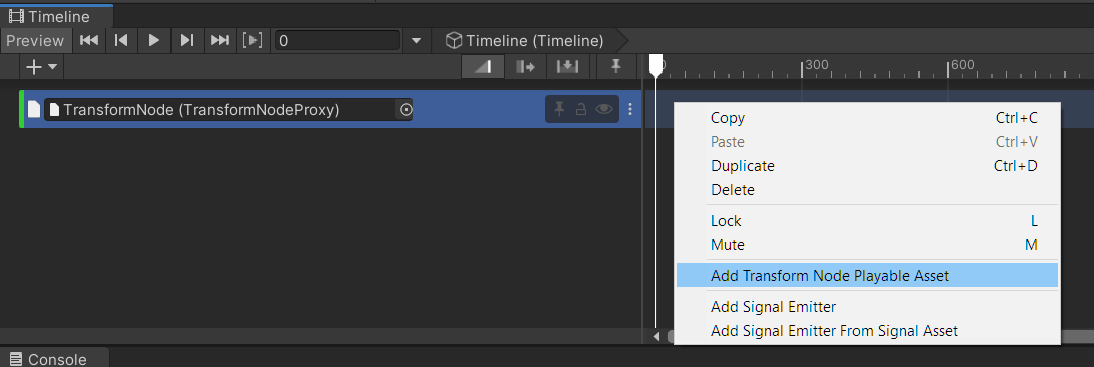 TimelineAddPlayableAsset