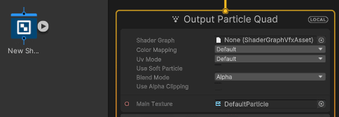 Drag Shader the Graph sub-asset to VFX Shader Graph slot