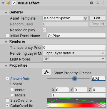 Visual Effect Component