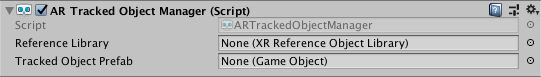 AR Tracked Object Manager alt text