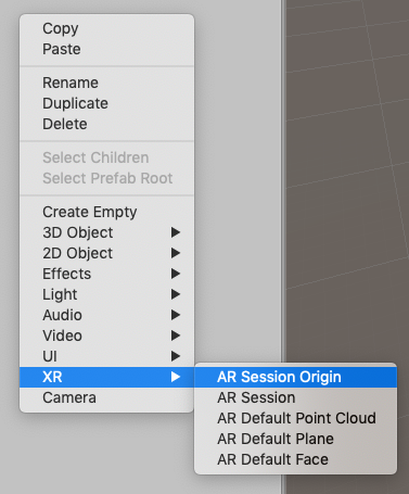 Context menu alt text