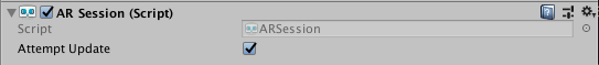 ARSession component