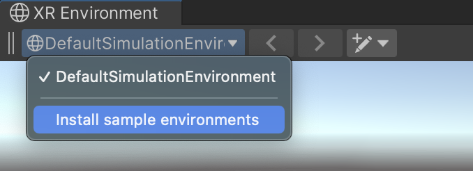 XR Environment overlay