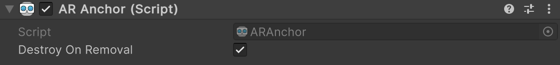 AR Anchor component